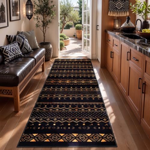SERISSA 2x6 Washable Non-Slip Boho Runner Rug for Kitchen - Image 2
