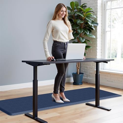 Anti-Fatigue Kitchen Mats for Floor Standing and Comfort Desk Mats 17"x60" - Image 3