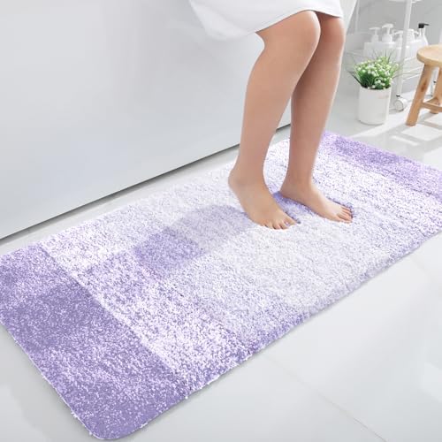 OLANLY Bathroom Runner Rug 44x24, Extra Soft Absorbent Microfiber Bath Rugs by OLANLY