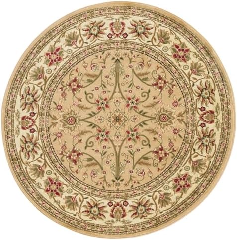 SAFAVIEH Lyndhurst Round Rug 5'3", Beige & Ivory LNH212D - Image 3