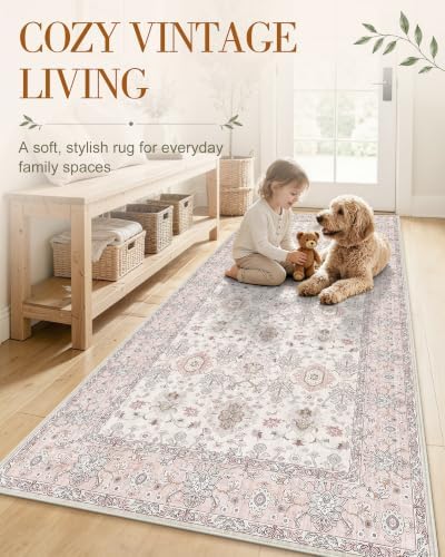 OLANLY 2x3 Washable Small Rug Non Slip Indoor Door Mat for Entryway Bedside - Image 3