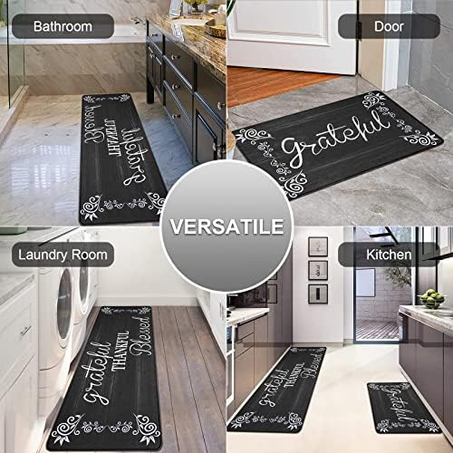 HEBE Anti Fatigue Kitchen Mat Set of 2, Cushioned Kitchen Mats for Floor - Image 6
