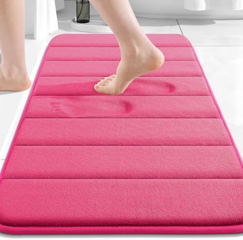 Buganda Memory Foam Bath Mat 30 x 20, Ultra Soft Absorbent Bathroom Rugs by Buganda