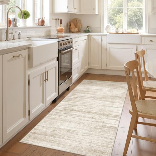 3x6 Runner Rug Non Slip,Washable Hallway Runner Rug,Brown - Image 5