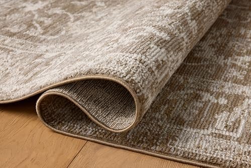 Loloi Magnolia Home Pace Bark/Natural 5'-3" x 7'-6" Area Rug - Image 6