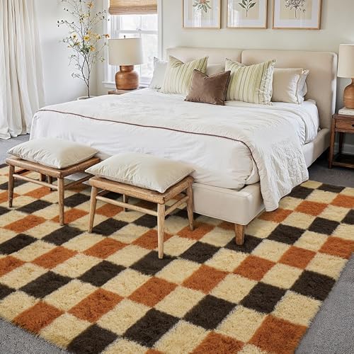 PureCozy Soft Shag Rug 6x9 for Living Room High Pile Non-Slip Fluffy Carpet - Image 2