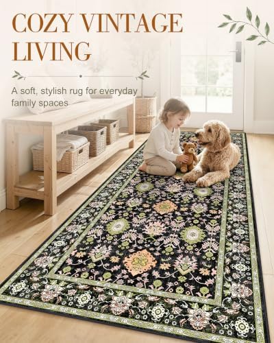 OLANLY 4x6 Washable Area Rug, Soft Non Slip Carpet for Bedroom Living Room - Image 3
