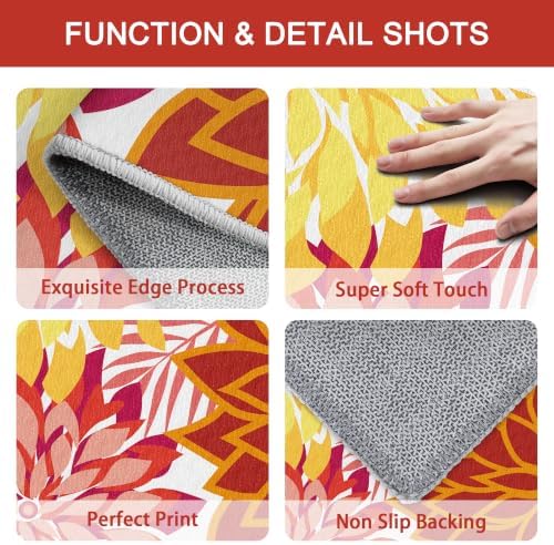 Outdoor Rug Waterproof, Washable Patio Rug for Deck, 9x12, Colorful - Image 5