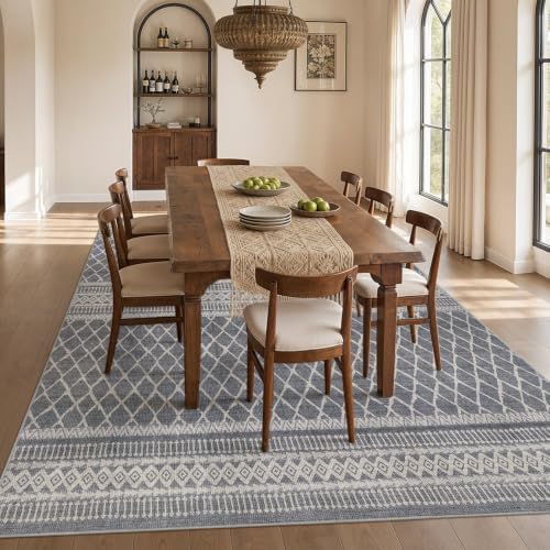 cotiled Boho 5x7 Area Rugs for Living Room: Soft Moroccan Washable Rug - Image 6