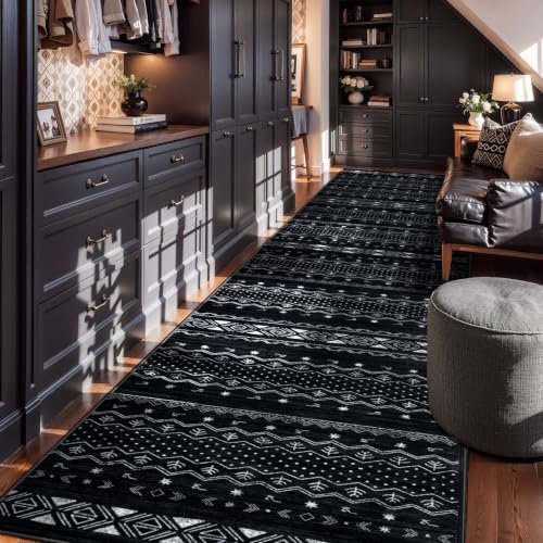 SERISSA 3x12 Washable Non-Slip Boho Runner Rug for Hallway - Image 2
