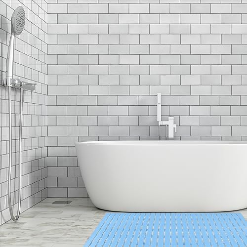 BEMISO Shower Mat Non Slip Bathtub Mat 37.4 x 15.7 Inch Bath Mat for Tub - Image 6