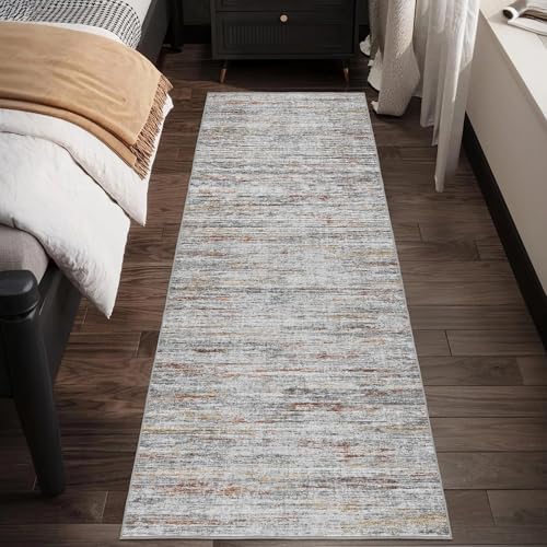 Washable Runners for Hallway 2x6 Runner Rug,Ultra-Thin Kitchen Runner Rugs,Non-Slip Backing Entryway Rug Runner,Abstract Carpet for Hallways,Bedroom,Dining,Laundry Room - Image 3