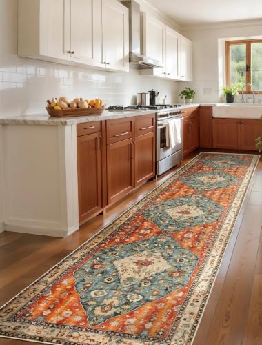 SERISSA 3x12 Washable Non Slip Boho Runner Rug for Hallway - Image 2