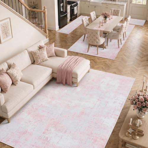 2x3 Area Rug Washable Abstract: Non Slip Throw Rugs for Entryway - Image 3