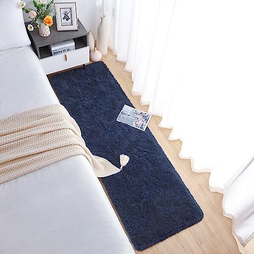 Chicrug Soft Runner Rugs for Bedroom Living Room Plush Fluffy Rug 3x8 - Image 4