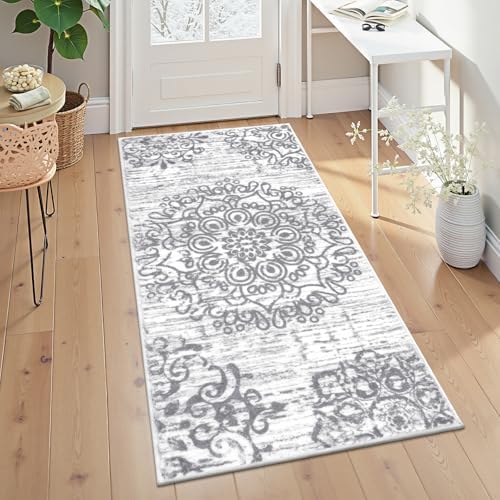HEBE Hallway Runner Rug 2'x4', Washable Non Slip Kitchen Rug Runner by HEBE