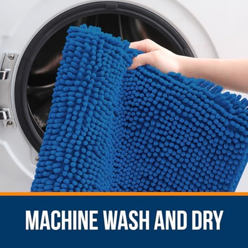 OLANLY Large Bathroom Rugs 40x32, Extra Soft Absorbent Chenille Bath Rugs - Image 5