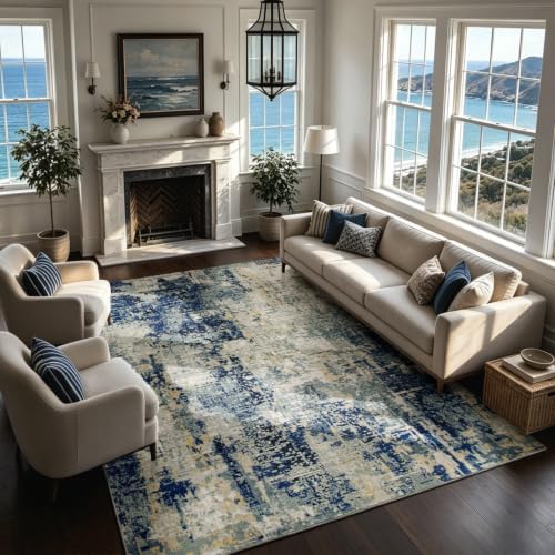 8x10 Washable Area Rug for Living Room,Bedroom,Dining Room,Nursery,Playroom by Lbris