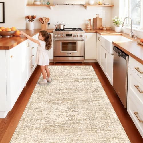 4x10 Wide Hallway Runner Rug: Washable 10ft Runners for Living Room Bedroom by TOPRUUG