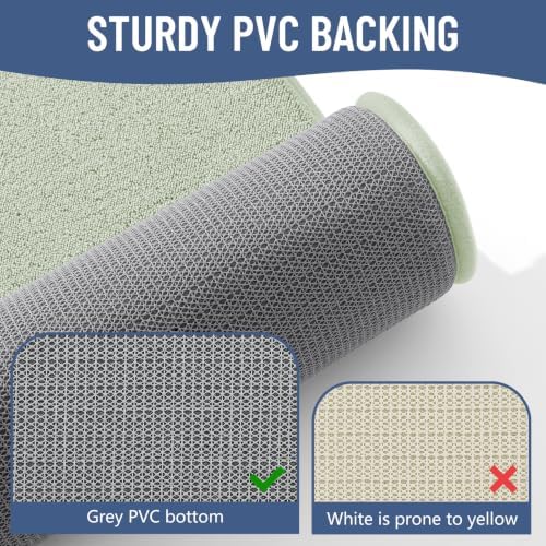 Smiry Memory Foam Bath Mat 44x32, Extra Soft Absorbent Bathroom Rugs - Image 5