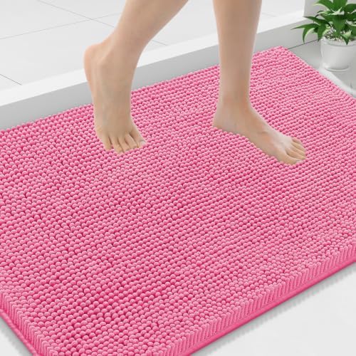 Smiry Bathroom Rugs 36X24, Luxury Chenille Extra Soft Absorbent Bath Mat by Smiry