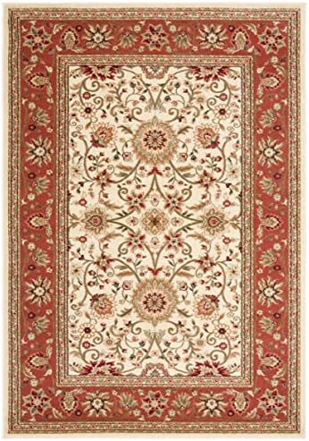 SAFAVIEH Lyndhurst Area Rug 6x8, Ivory & Rust LNH212R - Image 2