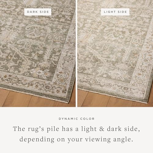 Loloi Magnolia Home Pace Forrest/Natural 7'-10" x 10' Area Rug - Image 5