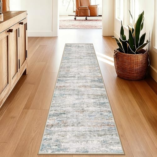 3x8 Runner Rug Non Slip Washable Rugs for Hallways, Abstract 8ft Kitchen Runners Rug for Entryway,Stain Resistant Rug Runner，Ultra-Thin Kitchen Mats for Living Room Bedroom by Unknown