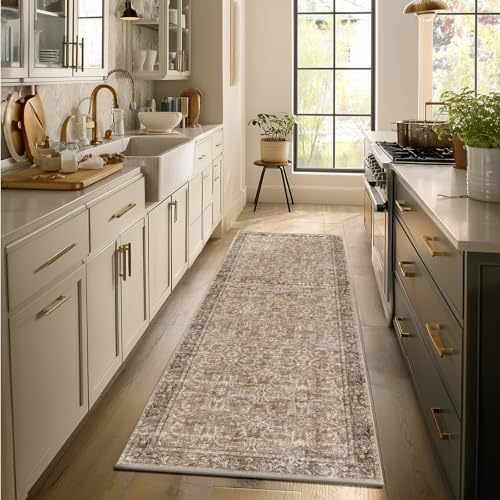 Machine Washable Hallway Runner Rug: 2'x6' Kitchen Rugs by NoiFamo