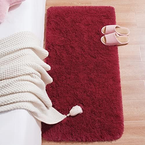 Chicrug Soft Runner Rug for Bedroom Living Room Plush Fluffy Rug 2x4 - Image 3