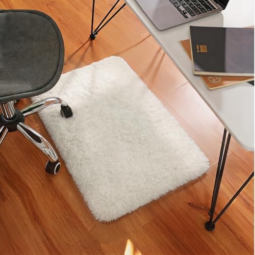 Ophanie Small Rug Washable Non Slip Throw Bedside Area Rugs, Fluffy Soft Mini Bedroom Carpet, Door Entryway Indoor Inside Front Entrance 1.5x2.5 Mat, Home Decor Aesthetic, Ivory - Image 5