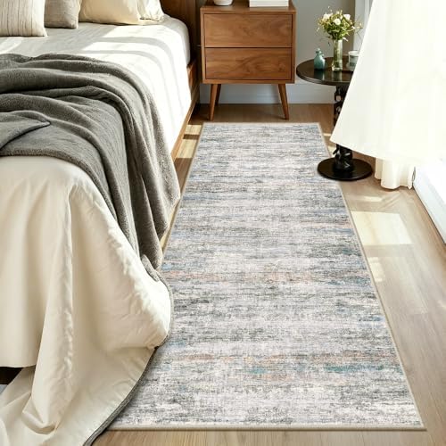 Washable Runners for Hallway 2x6 Runner Rug,Ultra-Thin Kitchen Runner Rugs,Non-Slip Backing Entryway Rug Runner,Abstract Carpet for Hallways,Bedroom,Dining,Laundry Room - Image 7