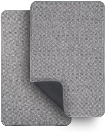 Bath Mat,Ultra Thin Bathroom Rugs,Rubber Bath Mats for Bathroom,Bath rugs by BosapDirect