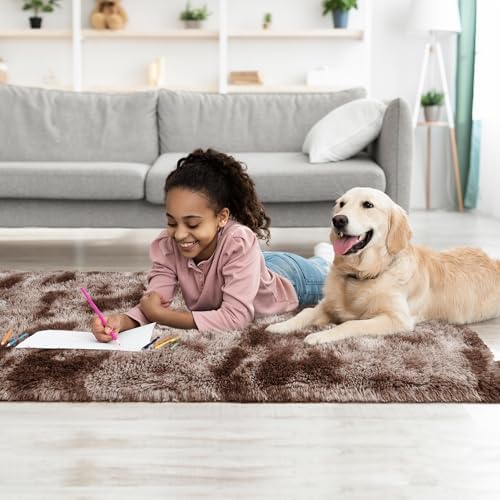 Tepook Fluffy Runner Rugs for Bedroom Aesthetic 2x6 Shag Soft Bedside Rug - Image 6