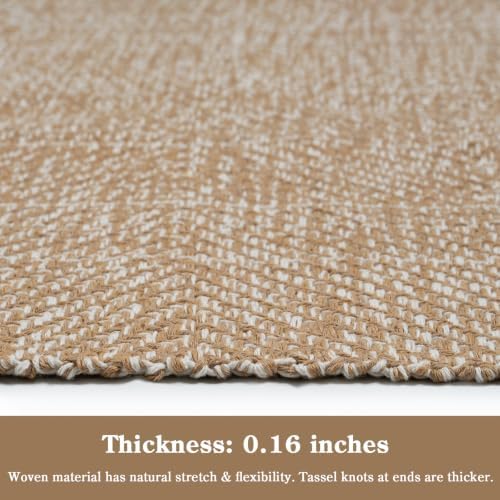 Collive Boho Hallway Runner Rug, 2.6' x 7' Washable Bathroom Mats - Image 6