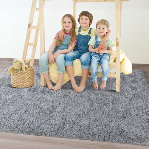 Chicrug Soft Area Rugs for Bedroom Living Room Plush Fluffy Rug 4x6 - Image 3