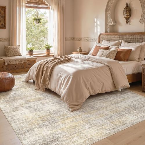 cotiled Boho 9x12 Area Rug for Living Room: Large Moroccan Washable Rug - Image 6