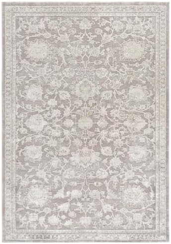 SAFAVIEH Parker Area Rug 4x6, Textured Ivory & Beige PRK158A - Image 2