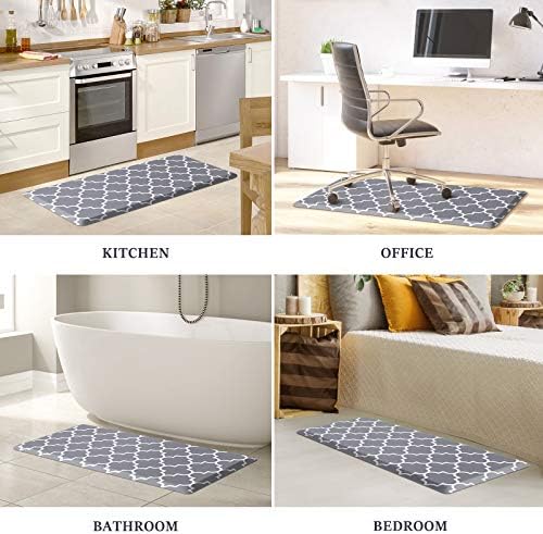 WISELIFE Kitchen Mats and Rugs Cushioned Anti-Fatigue, 17.3"x 39", Grey - Image 7
