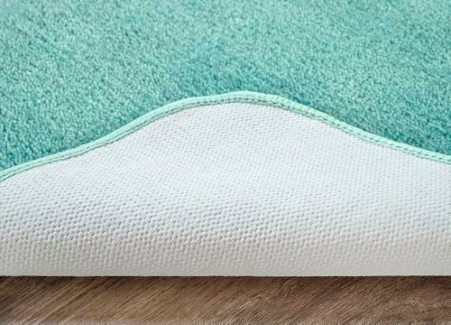 Garland Rug Traditional Nylon Washable Sea Foam 22" X 60" Bath Rug - Soft, Absorbent, And Stylish for Your Bathroom - Image 4