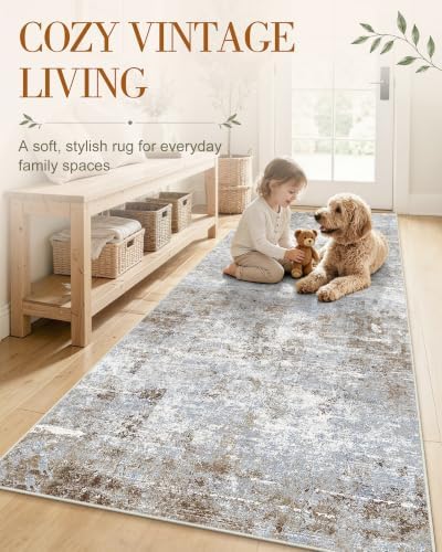 OLANLY 3x6 Washable Runner Rug, Soft Non Slip Carpet for Hallway Kitchen - Image 3