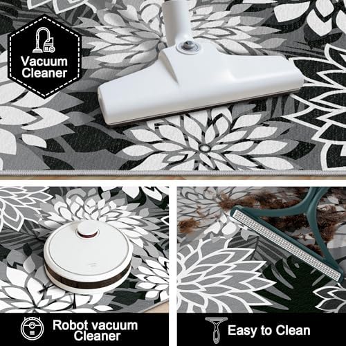 Arenarug Outdoor Rug Waterproof, Washable Patio Rug for Deck, 3x5, Black - Image 5