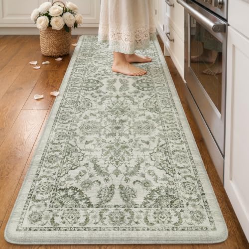 KIMODE Kitchen Mats for Floor Cushioned Anti Fatigue Kitchen Runner Rugs by StayinComfortCookwithJoy