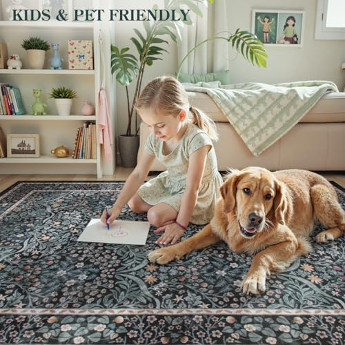 Lahome Black Washable Kitchen Runner Rug Non Slip, 2x6 Runners for Bathroom - Image 5