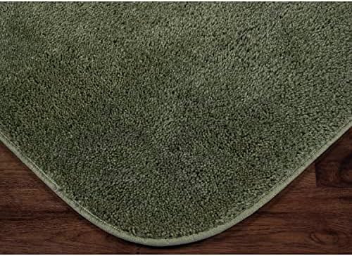 Garland Rug Traditional Nylon Washable Deep Fern 2 Bath Rugs (21" X 34", 22" X 60") - Soft, Absorbent, and Stylish for Your Bathroom - Image 4