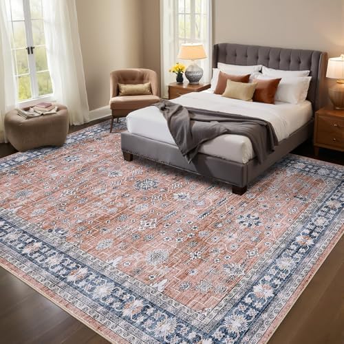 GarveeHome 6x9 Washable Rug Living Room Vintage Bedroom Carpet - Image 2