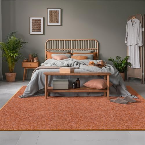 AROGAN 3x10 Runner Rug for Hallway, Long Runner Rugs Non Slip, Orange - Image 7