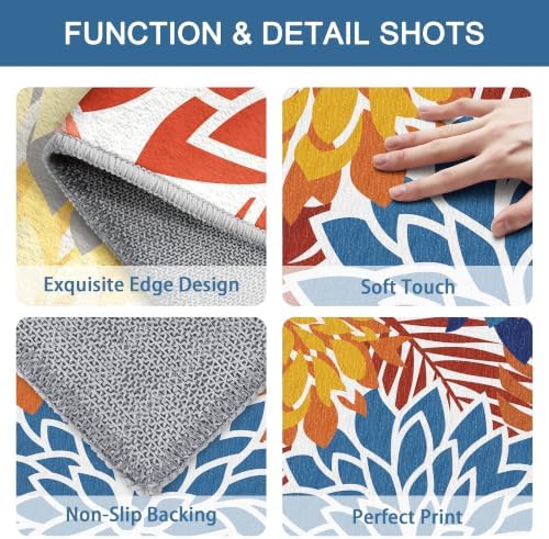 Outdoor Rug Waterproof, Washable Patio Rug for Deck, 4x6, Multicolored - Image 5