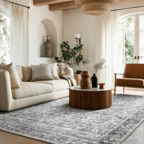 Machine Washable Rugs for Living Room: 5x7 Area Rugs for Bedroom - Image 3