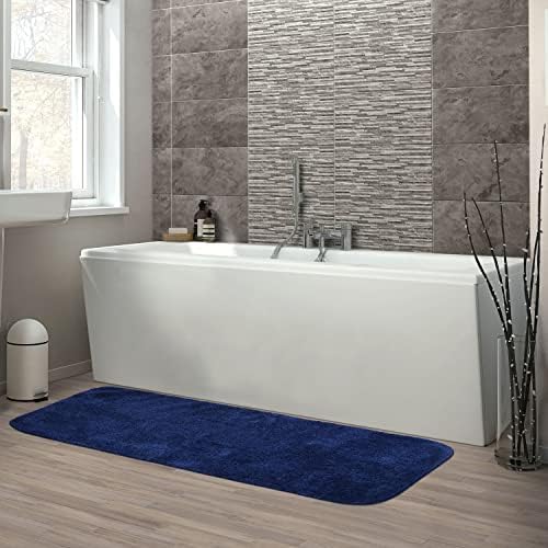 Garland Rug Traditional Bath Rug, 22-Inch by 60-Inch, Navy - Image 2